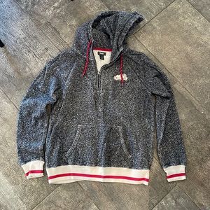 Roots Womens Quarter-zip knitted sweater size small